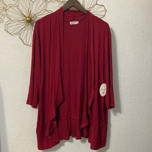 Nwt aoulaydo 3-4 sleeve coverup size 3xl